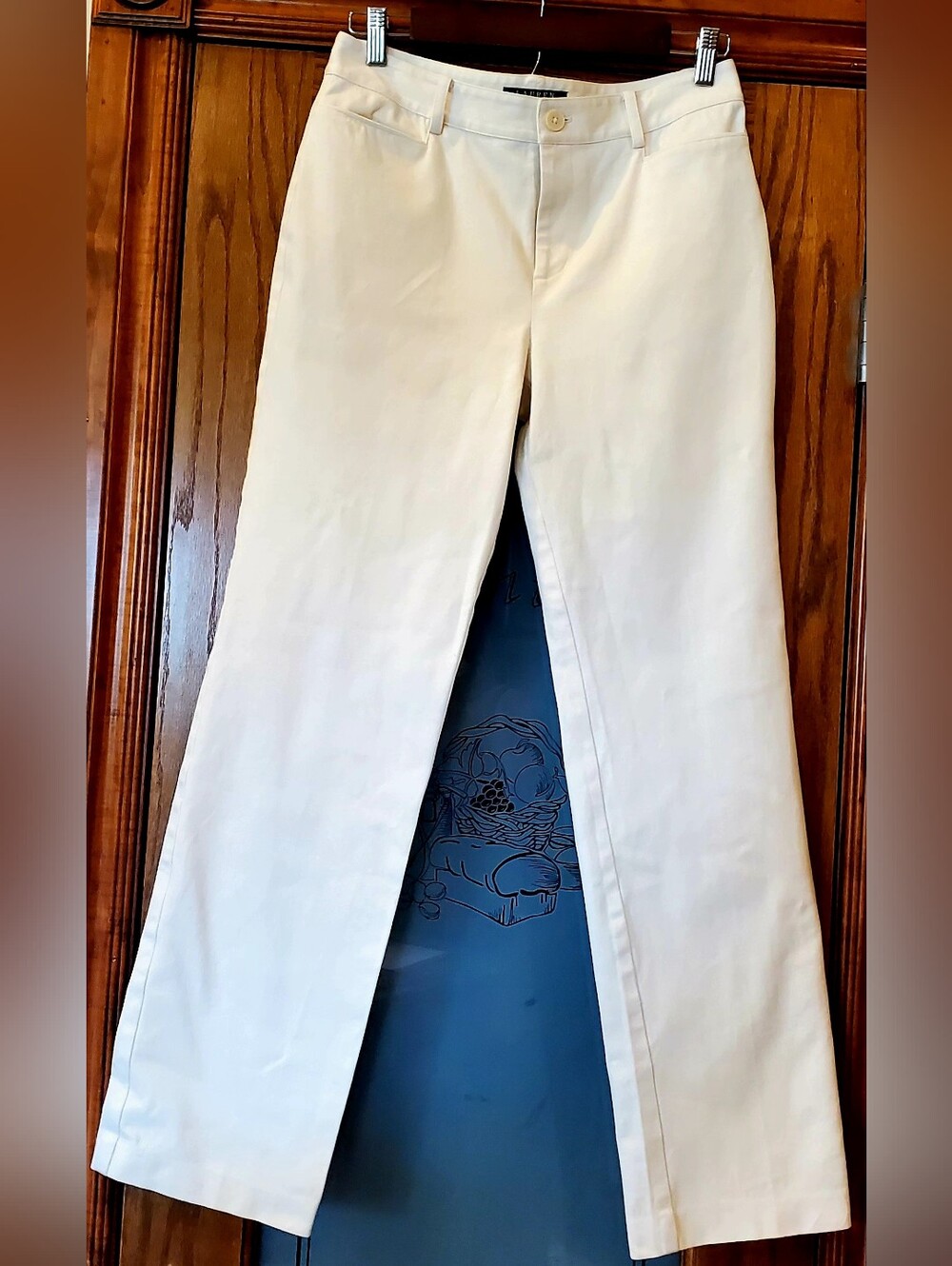 Lauren Ralph Lauren Jeans Womens 6 Ivory Cream Stretch Fit W30" IS30" L38" R10"